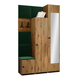 GARDEROBA Saluin IV meble + Panel tapicerowany 5 szt.