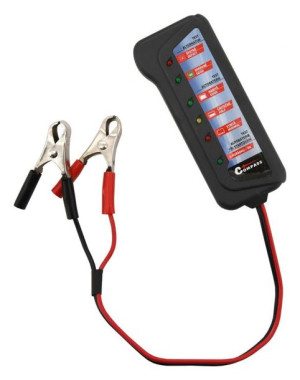 Tester akumulatora samochodowego i alternatora, 12V
