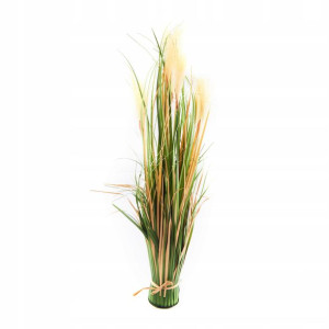 Duża Fejka W Doniczce Sztuczna Trawa Pampas 65cm