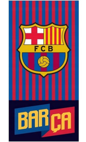 Ręcznik bawełna 140x70cm FCB BARCELONA Lewy