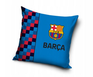 Poszewka na poduszkę na zamek 40x40cm FCB BARCELONA