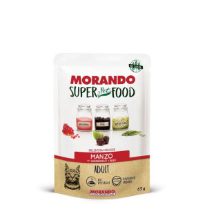 Morando Super Food Mokra Karma Dla Dorosłych Kotów Mus z Wołowiny 85 g