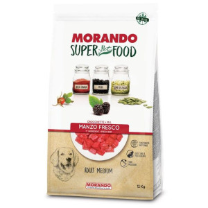 Morando Super Food Sucha Karma Dla Dorosłych Psów Ras Średnich Z Wołowiną 1
