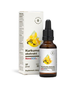Kurkuma ekstrakt Nova Sol w płynie (30ml-37porcji)