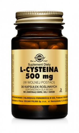 L-Cysteina 500mg SOLGAR (30 kps)