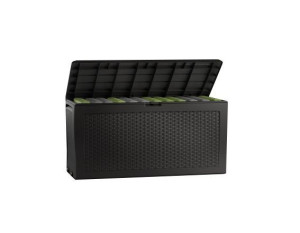 Ogrodowa skrzyń do przechowywania RATTAN - 270 l, antracyt