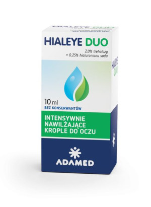 HIALEYE DUO intensywnie nawilżające krople do oczu 10 ml