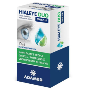 Hialeye Duo Emulsja krople nawilżające do oczu 10 ml