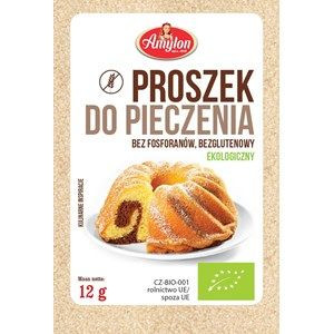 Proszek do pieczenia BEZGLUTENOWY BIO 12g, Amylon