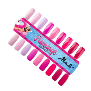 Wzornik MollyLac - Flamingo - połysk i mat - 9 kolorów