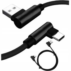 Kabel Typ-c Usb-c Szybkie Ładowanie 90° Kątowy
