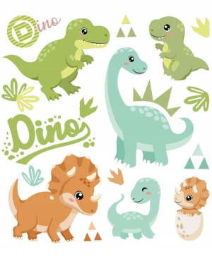 Naplamki Naprasowanki na ubrania 15 x 20 cm Dinosaur