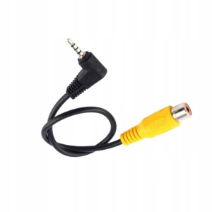 Adapter przejściówka kamery cofania RCA Jack 2,5mm