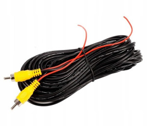 Kabel RCA 15m przewód chinch do kamery cofania M-M