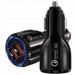 Ładowarka Samochodowa Szybkoładująca Qc 3.0 2x Usb