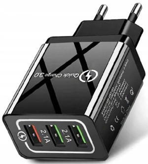 Szybka Ładowarka Sieciowa Usb Quick Charge 3.0 3x