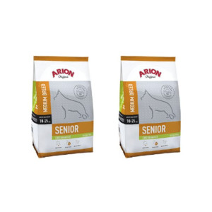 Pakiet Arion Original Chicken & Rice Medium Senior Karma Dla Starszych Psów