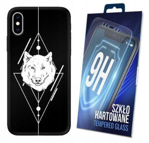 100 wzorów ETUI + SZKŁO do IPHONE XS MATT CASE