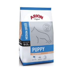 Arion Original Salmon & Rice Medium Puppy Łosoś & Ryż Karma Dla Szczeniąt Ś