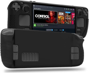Etui Tech-protect Tpucarbon Steam Deck Black