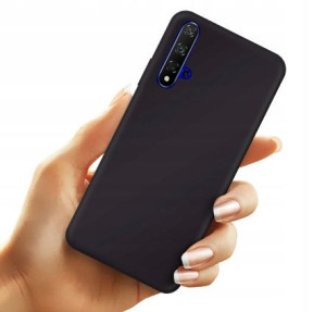 Czarne Etui Do Huawei Honor 20 Matt Case Obudowa