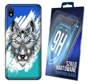 Etui +szkło Do Xiaomi Redmi 7a Pokrowiec Top Wzory