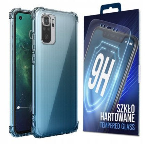Etui A-shock + Szkło Do Xiaomi Redmi Note 10s Case