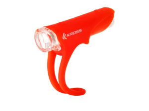 Lampka rowerowa przednia SILKY SUPER LED czerwona