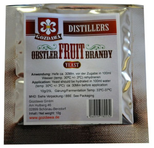 Gozdawa OBSTLER  FRUIT BRANDY Yeast 10g