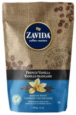 Kawa ziarnista Zavida Francuska Wanilia 340G
