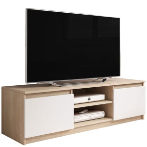 Stojąca szafka pod TV 120 cm stolik komoda RTV - SONOMA