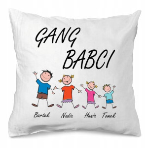 Poduszka Dzień Babci Poduszki GANG BABCI PREZENT