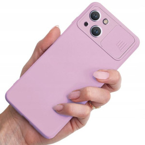 Etui Fiolet Ochrona Aparatu + Szkło Do Iphone 13