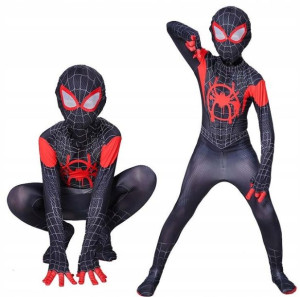 Strój Spiderman Kostium Bal Miles Morales 116-122