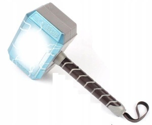 Thor Młot Led Świecacy Mjolnir Dźwięk Strój