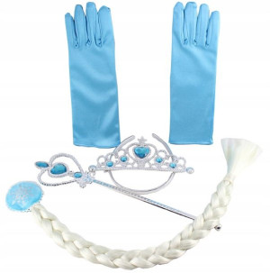 4 szt ELSA akcesoria FROZEN KORONA TIARA BERŁO