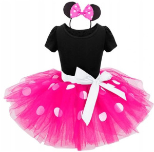 Myszka Minnie Minie Miki Strój Zestaw Tutu 92-98
