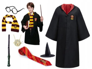 HARRY POTTER GRYFFINDOR STRÓJ zestaw kostium 122