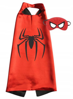 Spiderman Strój Super Maska Przebranie Pająk
