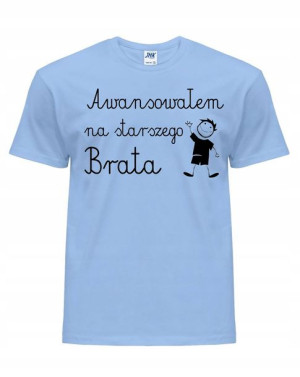 Koszulka AWANSOWAŁEM na straszego brata siostrę