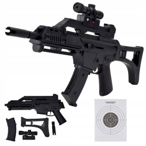 Duży Karabin Pistolet Na Kulki Laser Asg 63cm 6mm