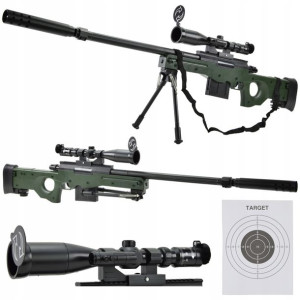 karabin pistolet snajperski snajperka kulki 108cm
