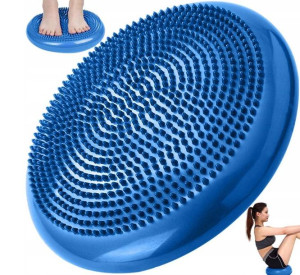 Aqua-Sport poduszka sensoryczna jeżyk dysk sensomotoryczny na fotel masaż