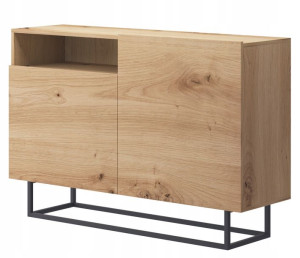 ENZO komoda 120 cm DĄB STYL LOFT INDUSTRIALNY