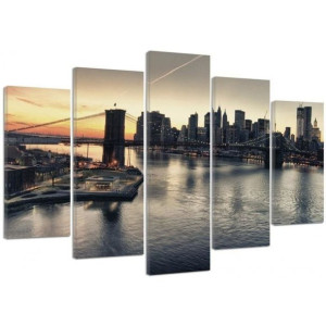 OBRAZ Nowy Jork Miasto Brooklyn Bridge 200x100