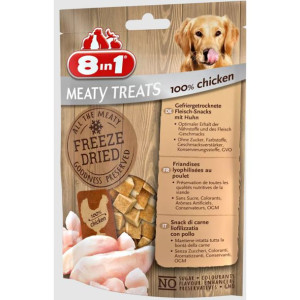 8in1 Freeze Dried Przysmak Dla Psów Z Kurczakiem 100% 50 g