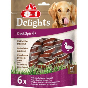 8in1 Delights Duck Spirals Przysmak Dla Psów 6 sztuk 60 g