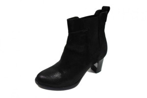 -50% czarne eleganckie botki obcas 8 cm 37