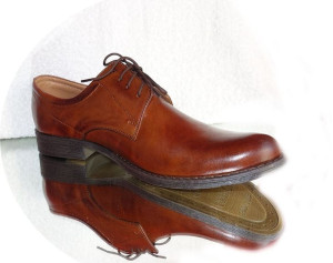 Szerokie Buty Męskie Koniak Tegosc H 40