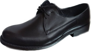 skorzane BARDZO SZEROKIE BUTY MESKIE czarne TEGOSC 2 X H 41